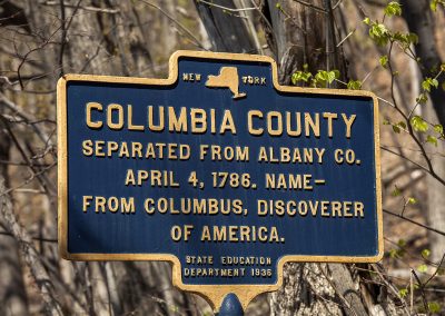 Columbia County sign